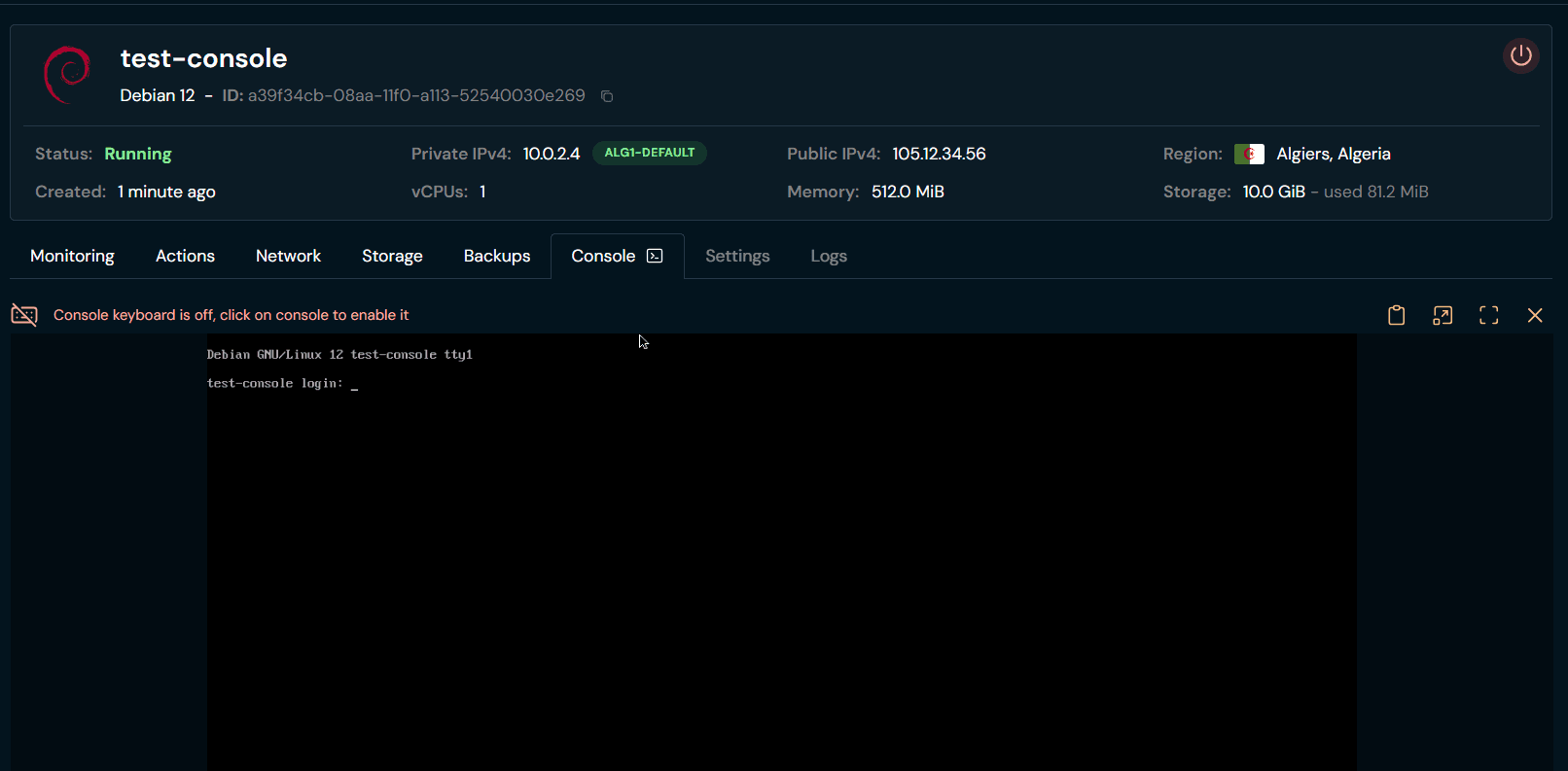 Recovery Console